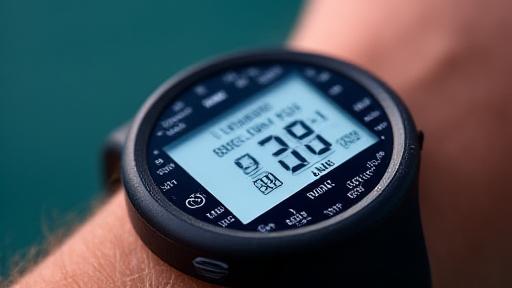 Beginner wrist dive computer display